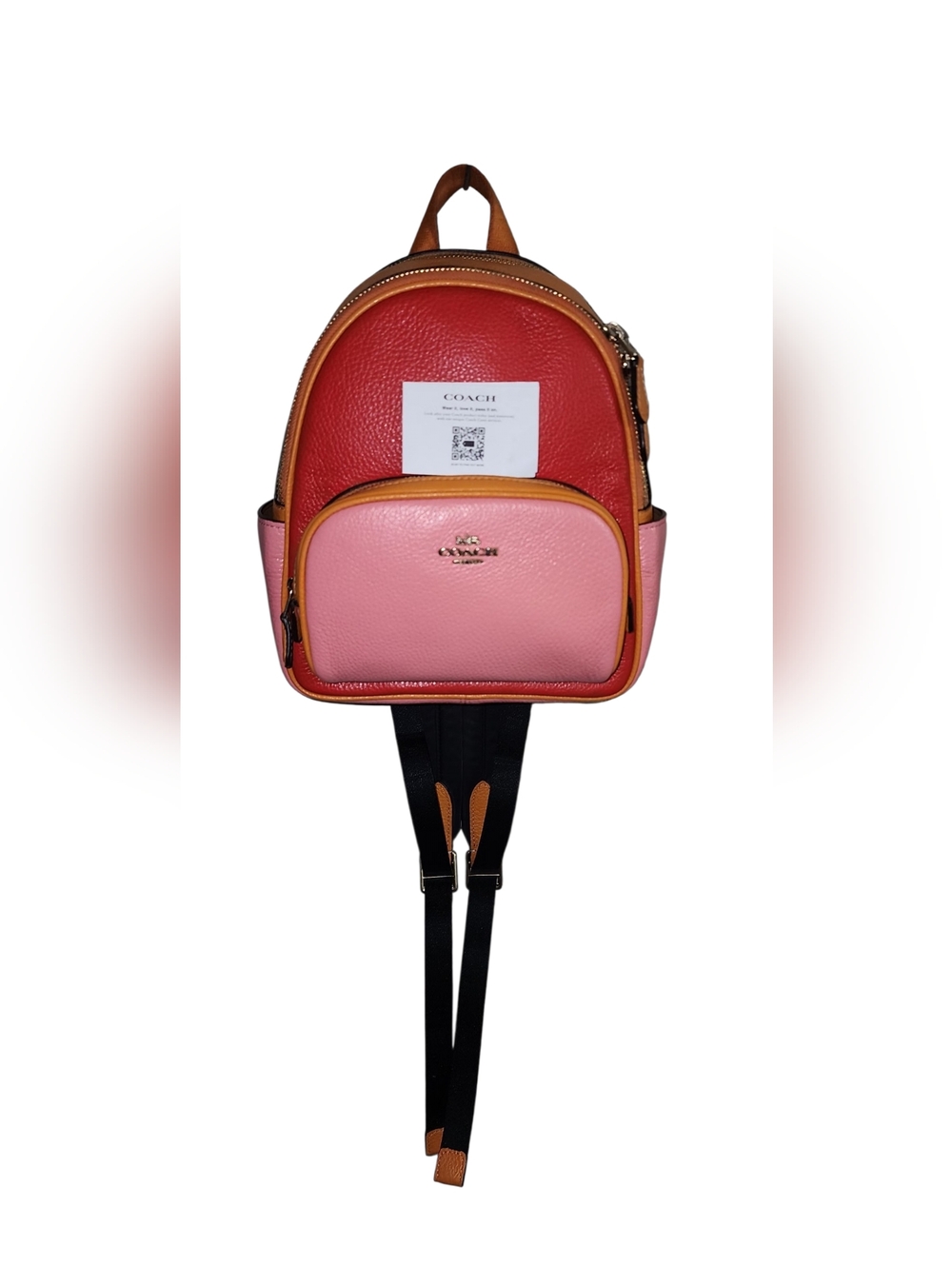 Mini Coach Court Backpack in Colorblock - Picture 7 of 10
